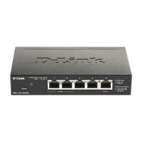 D-Link DGS-1100-05PDV2 5-port Gigabit PoE Smart Managed Switch with 1 PD port