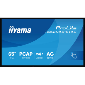 65'' iiyama T6529AS-B1AG: IPS, 4K UHD, Android, 24/7