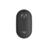 Logitech Pebble Mouse 2 M350s/Cestovná/Optická/4 000 DPI/Bezdrôtová Bluetooth/Grafitová