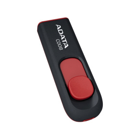 32GB USB ADATA C008 čierno/červená (potlač)