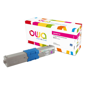 OWA Armor toner kompatibilný s OKI 46508710, 3000st, červená/magenta