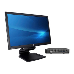 PC zostava HP EliteDesk 800 35W G2 DM + 23" HP Compaq LA2306x Monitor (Quality Silver) - Repas