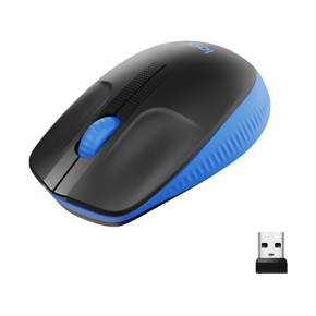 Logitech M190 - bezdrôtová myš - modrá