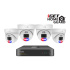 iGET HGNVK84804 - kamerový PoE set, 2K rozlíšenie, 8CH NVR + 4x kamera so zvukom, IR + LED, CZ app