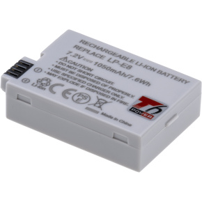 Batéria T6 power Canon LP-E8, 1050mAh, 7,6Wh, sivá