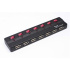 PremiumCord USB 2.0 HUB 7-portový s ext. napájaním a vypínačmi portov