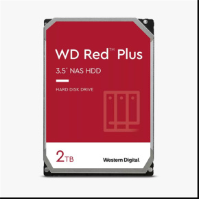 WD Red Plus/2TB/HDD/3.5''/SATA/5400 RPM/3R