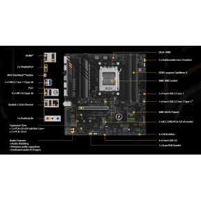 ASUS TUF GAMING A620M-PLUS/AM5/mATX
