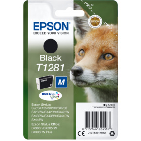 Epson Singlepack Black T1281 DURABrite Ultra Ink