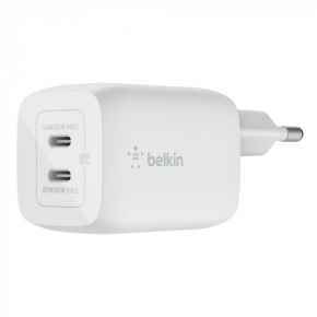 Belkin 65W dual napájací adaptér biely