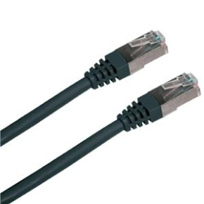 Patch cord FTP cat5e 5M čierny