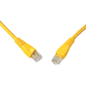 SOLARIX patch kábel CAT6 UTP PVC 7m žltý snag proof