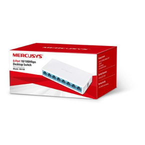 Mercusys MS108 8x10/100 mini desktop switch, plastic case