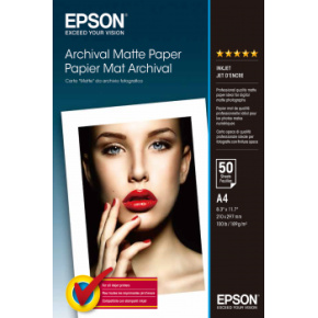 EPSON A4, Archival Matte Paper (50listov)