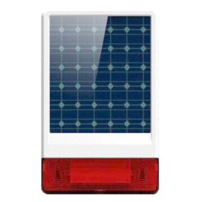 iGET SECURITY P12 - vonkajšia solárna siréna, obsahuje aj dobíjaciu batériu, pre alarm M3B a M2B