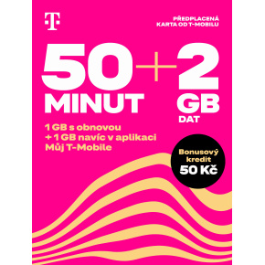 T-Mobile SIM Twist 50 MINÚT + 2GB