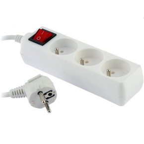 OEM Predlzovaci kabel 230V 5m (3zás. + vypínač)