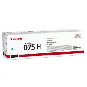 Canon TONER 075 H C azurová pro i-SENSYS LBP646Cdw, LBP647Cdw, MF664Cdw, MF667Cdw (2500 str.) Canon TONER 075 H C azurová pro i-SENSYS LBP646Cdw, LBP647Cdw, MF664Cdw, MF667Cdw (2500 str.)