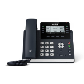 Yealink SIP-T43U SIP telefón, PoE, 3,7'' 360x160 LCD, 21 prog.tl.,2xUSB, GigE