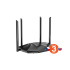 Tenda TX2 AX1500 WiFi6 Router, 1x GWAN, 3x GLAN, IPv6, 4x 6dBi anténa, WPA3, CZ App