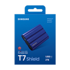 Samsung T7 Shield/2TB/SSD/Externý/2.5''/Modrá/3R