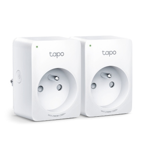 TP-Link Tapo P100(2-pack)(EU) chytrá WiFi mini zásuvka (2300W,10A,2,4 GHz,BT)