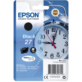 Epson Singlepack Black 27 DURABrite Ultra Ink