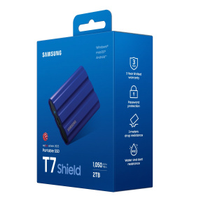 Samsung externý SSD T7 Shield 2 TB modrý