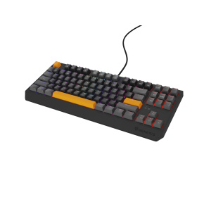 Genesis herná klávesnica THOR 230/TKL/RGB/Outemu Red/Drôtová USB/US layout/Anchor Positive Šedá