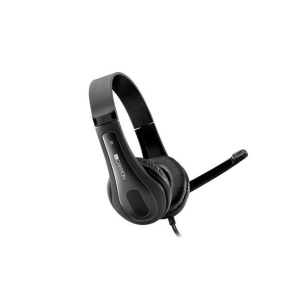 Canyon HSC-1, PC Headset, slúchadla s mikrofónom, 1 x 3.5mm jack komb., ovládanie na kábli, 2 m, čierne