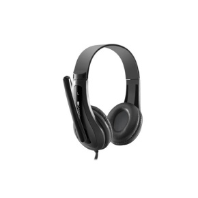 Canyon HSC-1, PC Headset, slúchadla s mikrofónom, 1 x 3.5mm jack komb., ovládanie na kábli, 2 m, čierne