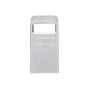 Kingston DataTraveler Micro/256GB/USB 3.2/USB-A/Strieborná