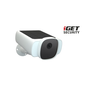 iGET SECURITY EP29 White - WiFi solárna batériová FullHD kamera, IP66, samostatná aj pre alarm M5