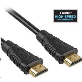 Vysokorýchlostný kábel HDMI + Ethernet PremiumCord, pozlátené konektory, 1.5m