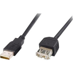 PremiumCord USB 2.0 kábel predlžovací, A-A, 5m, č.