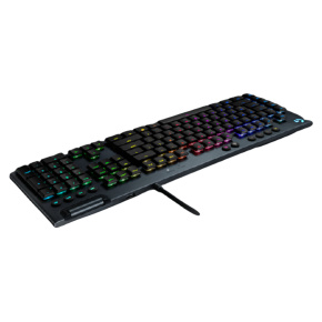 Logitech® G815 LIGHTSPEED RGB Mechanical Gaming Keyboard – GL Tactile - CARBON - US INT'L - INTNL