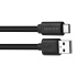 AVACOM dátový a nabíjací kábel USB - USB Type-C, 100cm, čierna