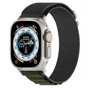 Next One remienok Adventure Loop pre Apple Watch 44/45/49mm - Gray/Green