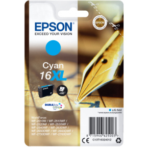 Epson Singlepack Cyan 16XL DURABrite Ultra Ink