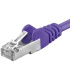 Premiumcord Patch kábel CAT6a S-FTP, RJ45-RJ45, AWG 26/7 3m, fialová