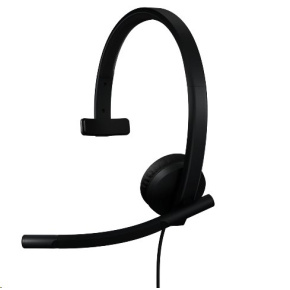 Logitech® H570e USB Headset Mono (Teams version) headset - BLACK - USB-C