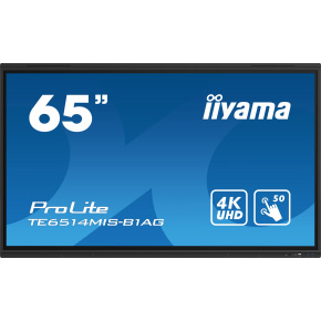 65'' iiyama TE6514MIS-B1AG: VA, 4K, 50P, USB-C