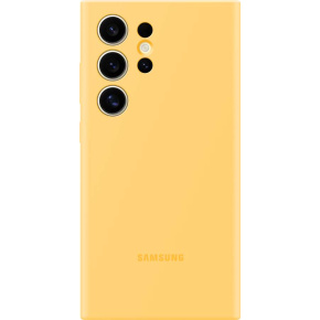 Samsung Silikonový zadní kryt S24 Ultra Yellow