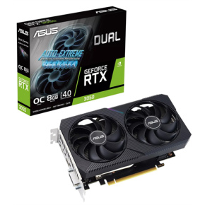 ASUS Dual GeForce RTX 3050 V2/OC/8GB/GDDR6