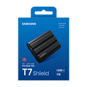 Samsung T7 Shield/1TB/SSD/Externý/2.5''/Čierna/3R