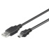 PremiumCord Kábel mini USB, A-B, 5 pinov, 0,5 m