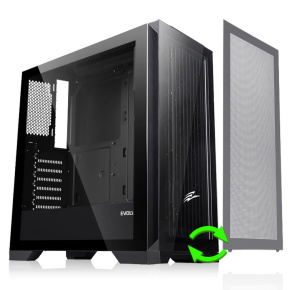 EVOLVEO Ptero Q2/Micro ATX/Transpar./Biela