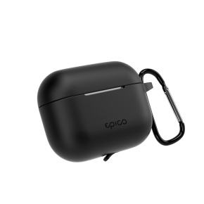 Epico puzdro s karabínou AirPods Pro 3 - čierna
