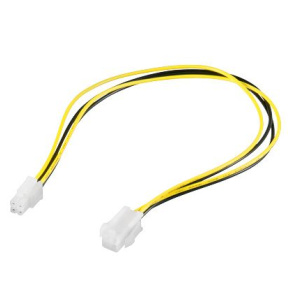 PremiumCord kabel napájecí prodluž. P4(4piny) 34cm
