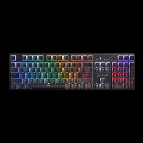 A4tech Bloody Klávesnice S510R, herní klávesnice, mechanická, drátová, Red Switch, CZ/SK, Černá
